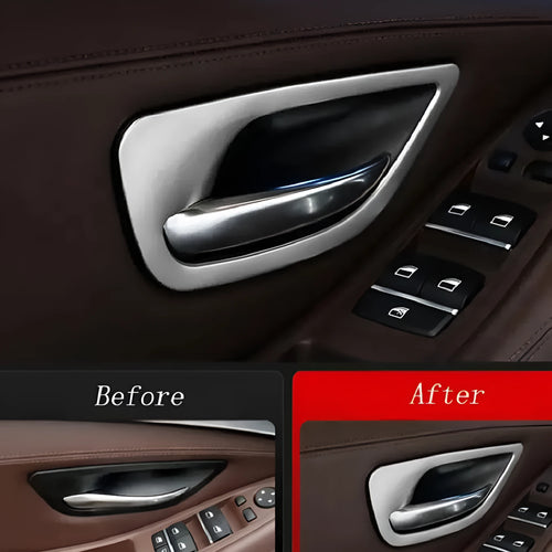 BMW 5 Series interior handle decorative strips in inner handle colour - four-piece set