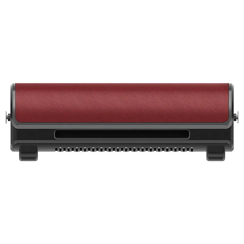 Bladeless car ventilation fan with USB power cord in black, brown, or red colours