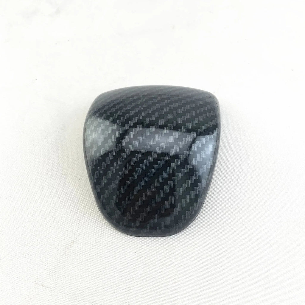 Carbon fibre finish gear shift cover for car interior customisation