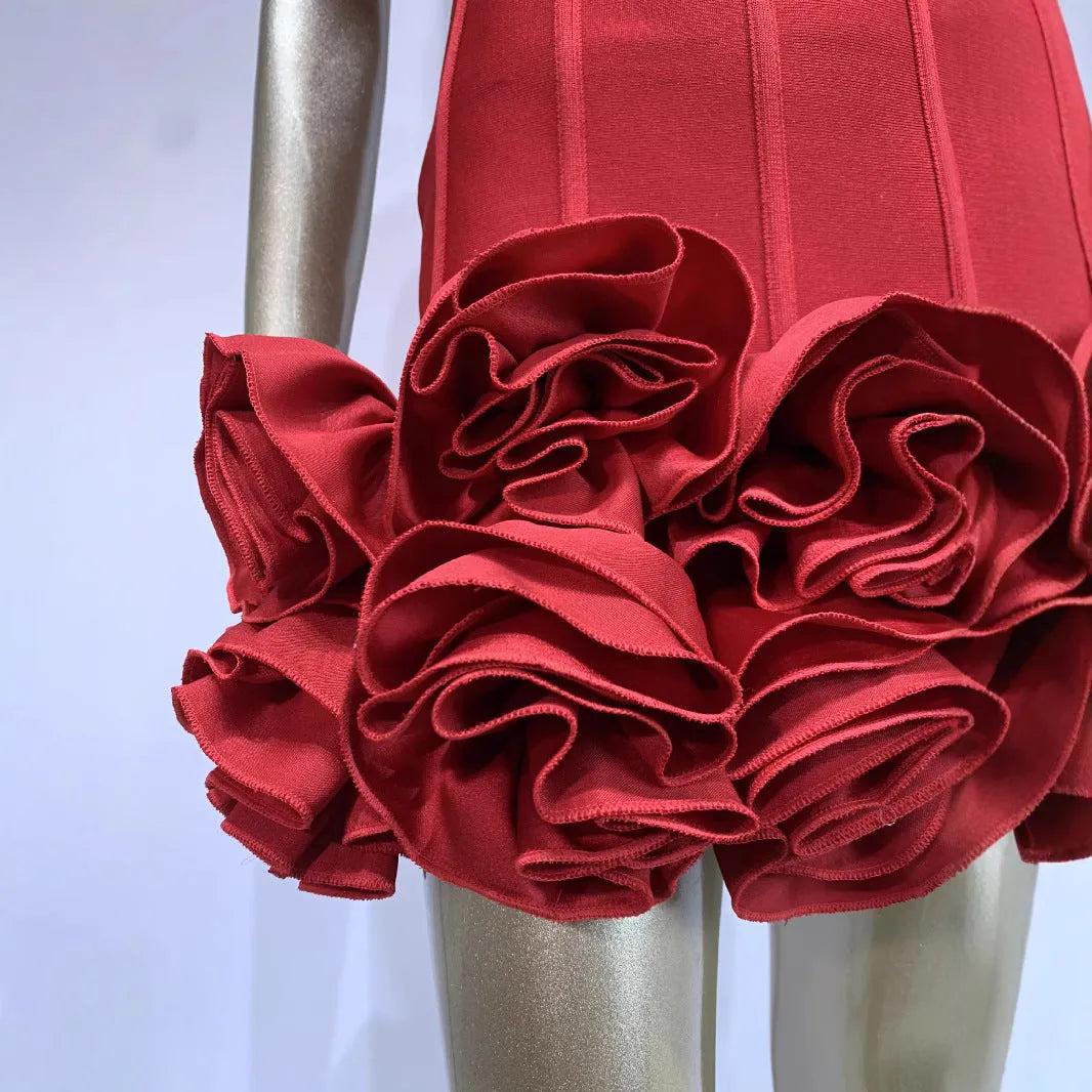 Women's urban style solid colour dress with mid waist design in polyester fabric