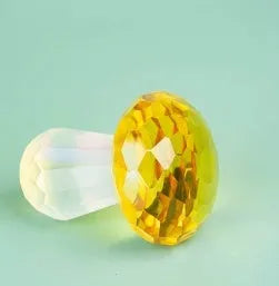 Colourful mushroom crystal decorative ornament 40x53mm modern minimalist geometry gift