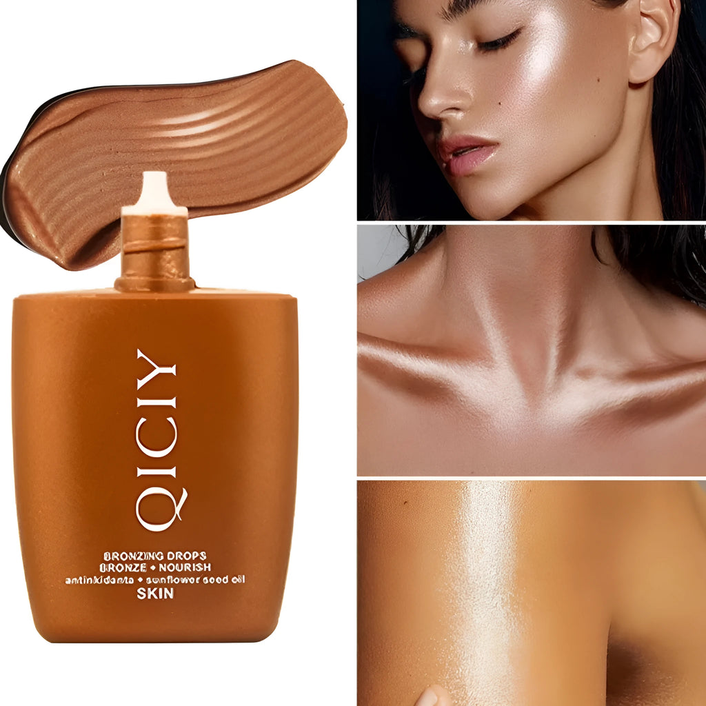 30ml face and body contouring liquid cosmetic bottle for brightening and highlighting in four colour options