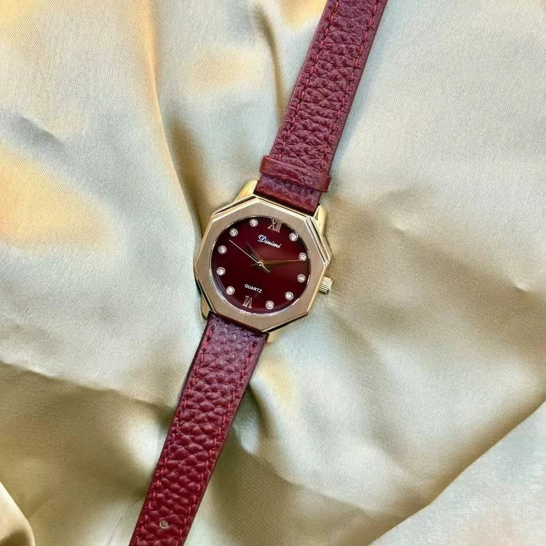 Chinese style alloy women's watch with multiple dial pattern options including diamond and camellia designs