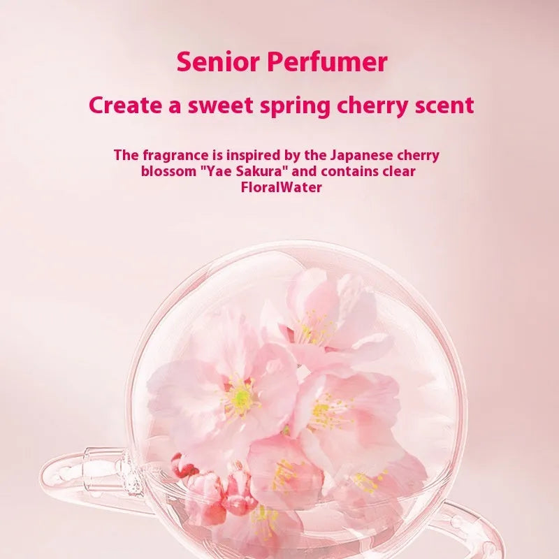 Sakura shampoo conditioner shower gel nursing suite 500ml bottle with cherry blossom formula