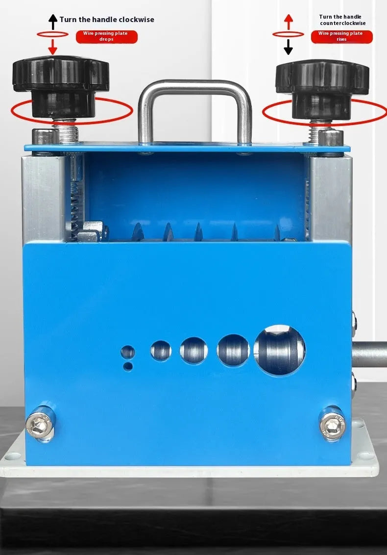 SD-017 manual wire stripping machine with plastic housing for 0.5-17mm cables