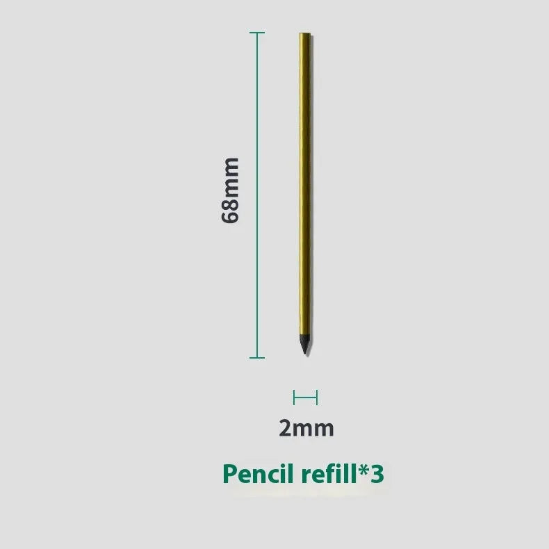 Loose leaf spiral notebook core replacement pack with paper and metal-core pen refills