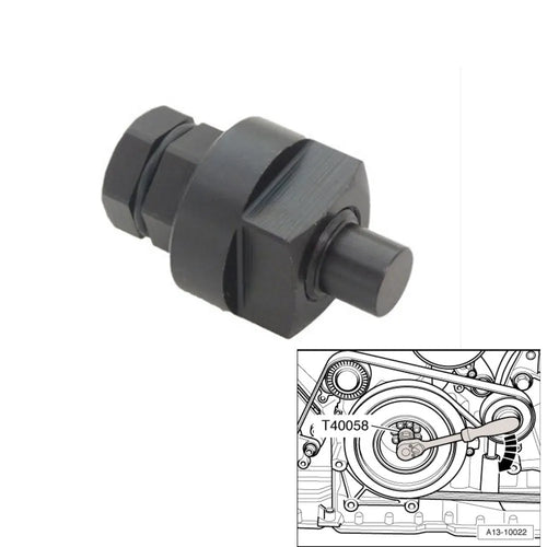Aodi T40058 crankshaft rotating sleeve timing tool adapter for engine adjustment
