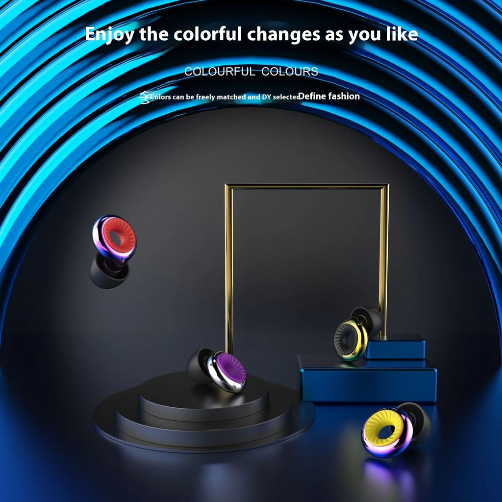 Noise reduction earplugs in gold, silver, transparent, purple, and rose gold with storage box