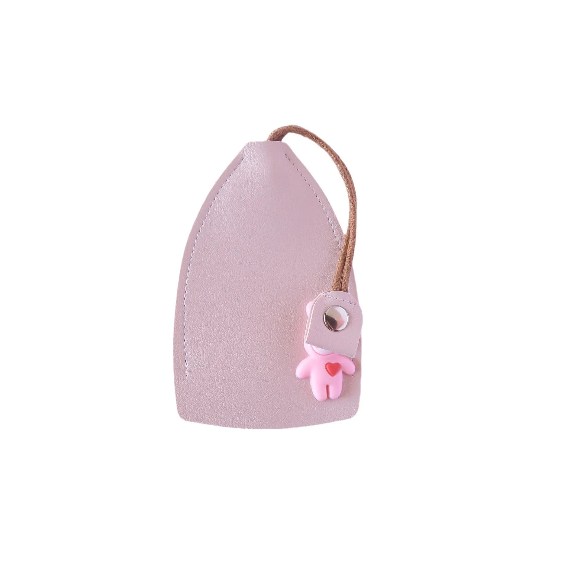Universal large capacity PU leather car key case with credit card slots in five colour options.