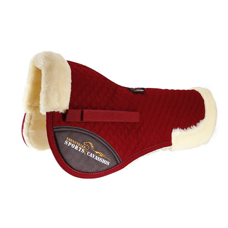 Riding shock absorption balance pad for waist protection in black, navy, white, or wine red