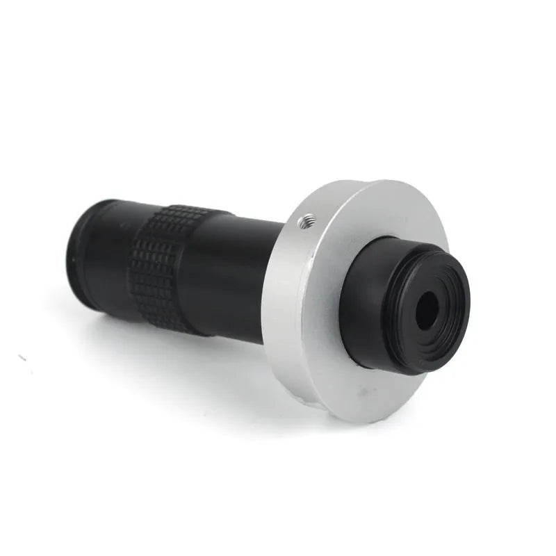 Black industrial camera monocular lens for 10-130x magnification inspection work