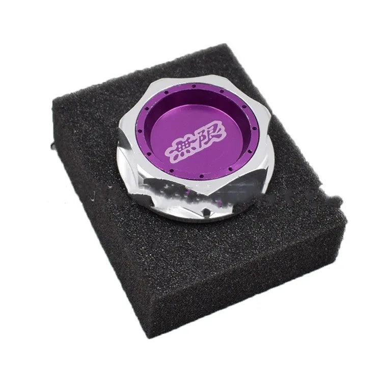 Aluminium alloy oil filter cap in six colour choices for Honda vehicles.