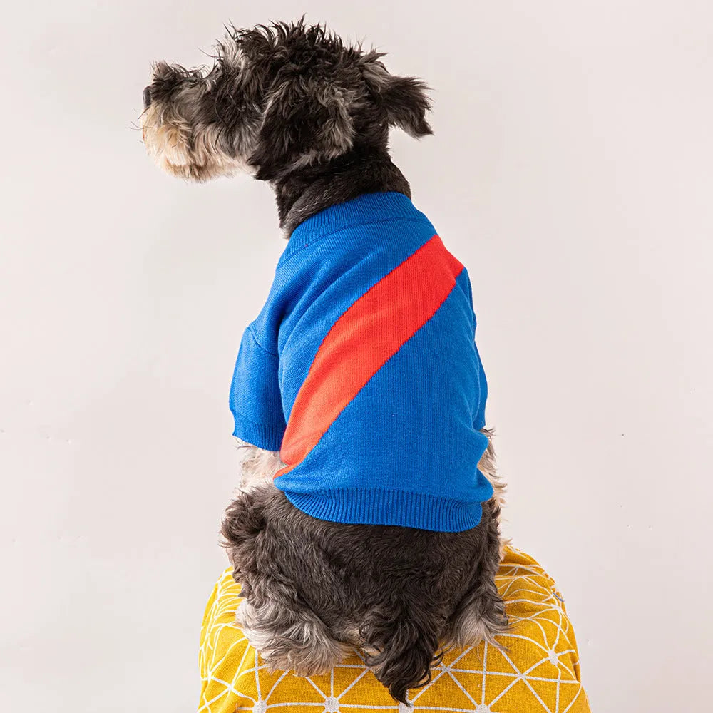 Wool casual pet sweater for corgis and poodles in multiple colours and sizes