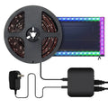 Intelligent TV backlight LED strip with waterproof plastic construction in three set lengths