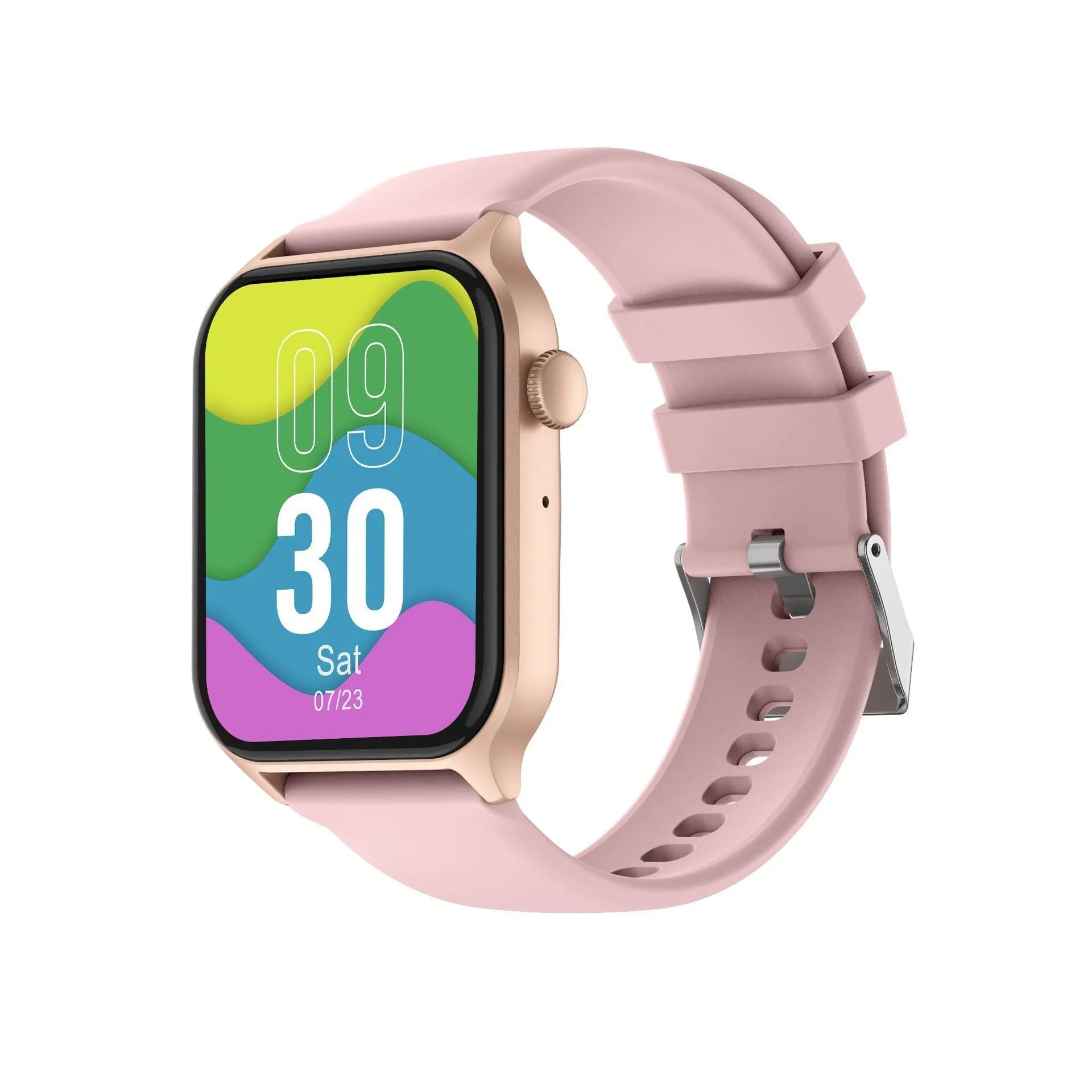 Z145 smart watch in multiple colours showing touch screen with health metrics display
