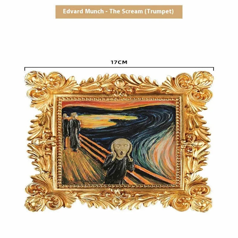 DIY oil painting kit with epoxy pottery paints showing Van Gogh Sunflowers design on canvas