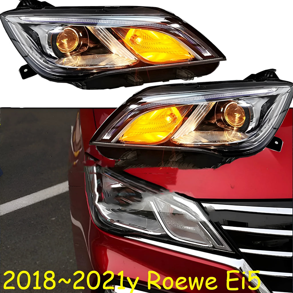 Car headlight replacement unit with 9-line LED design for 2018-2021 vehicle models