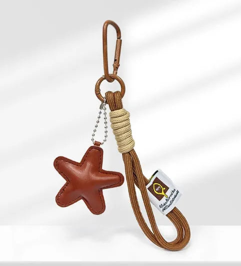Handmade soda bread handbag charm in creative cartoon style with baking varnish finish