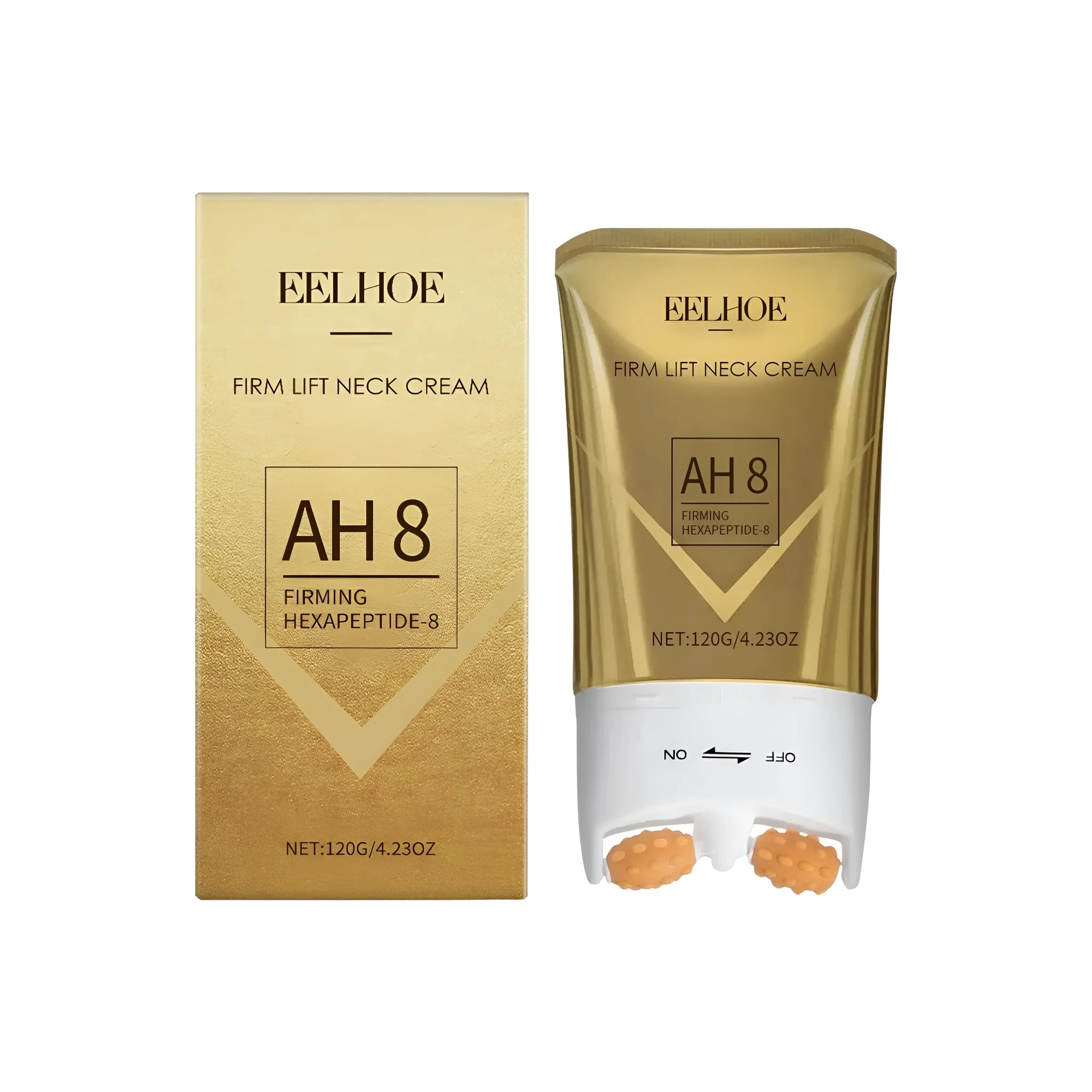 120g jar of Firm Lift Neck Cream with peptides for neck wrinkles