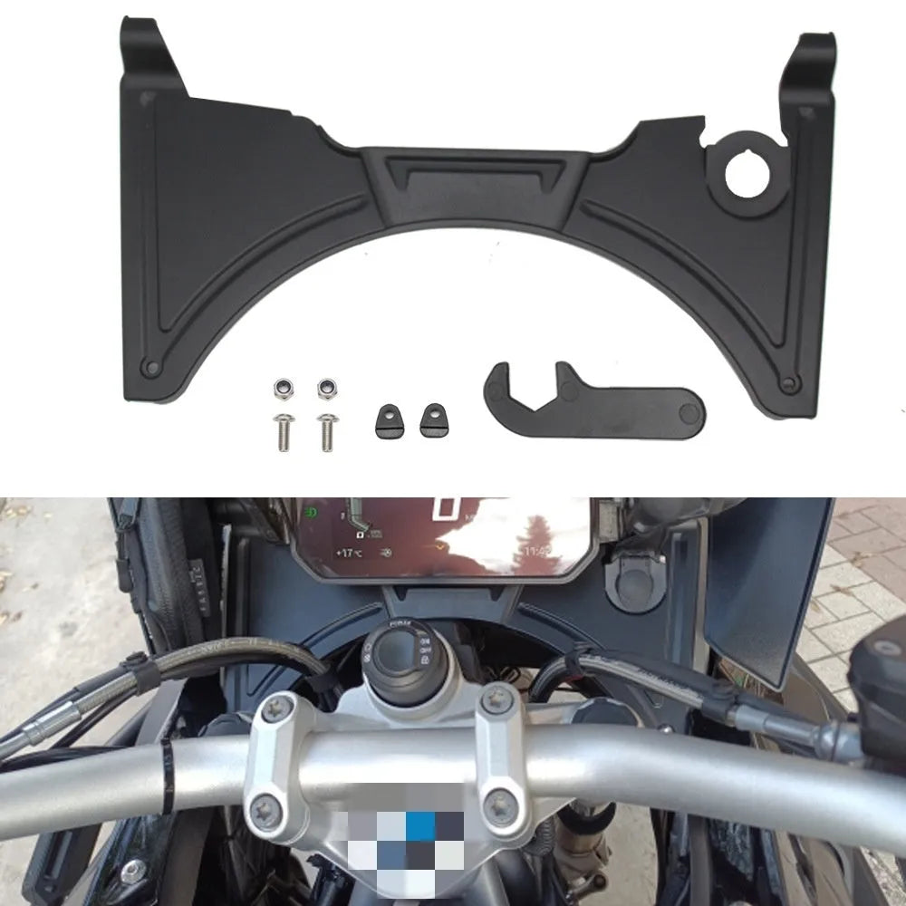Black ABS plastic motorcycle cockpit fairing panel for BMW R1250GS