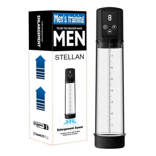 Airplane bottle shaped male masturbator with electric pump unit in Diqiao colour