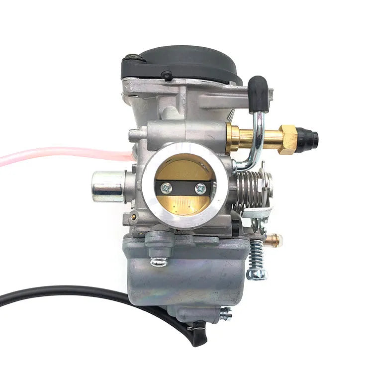 Replacement carburetor for Wang Diaobao HJ125K-2 and Suzuki EN125 GS125 motorcycles with choke cable.