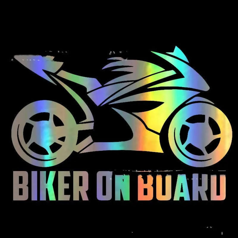 PET reflective safety sticker for motorcycles and cars in various colours and sizes