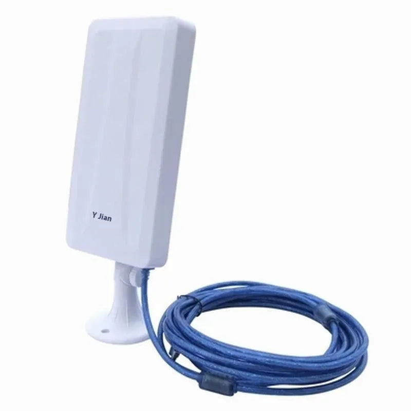 White high power USB wireless network card with Type USB connector