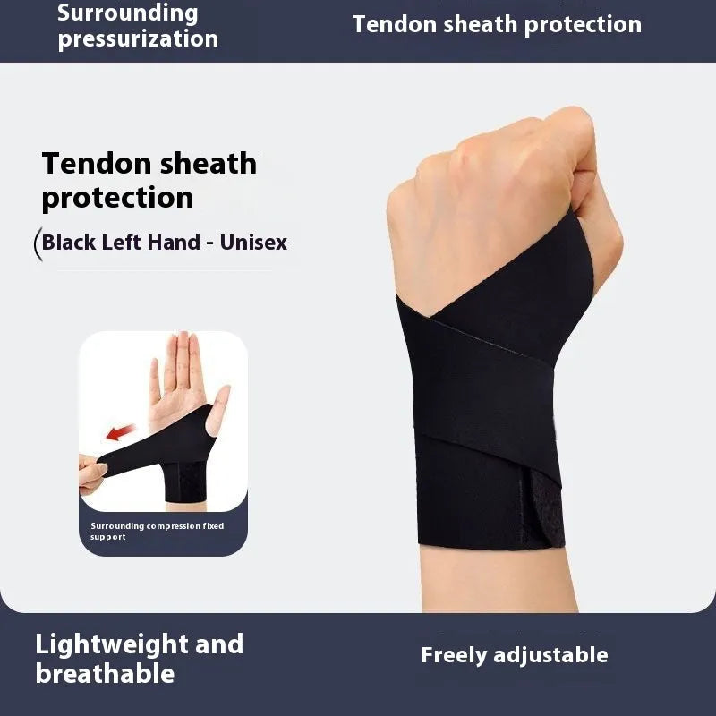 Adjustable athletic wristguards in black and skin colour options for wrist support