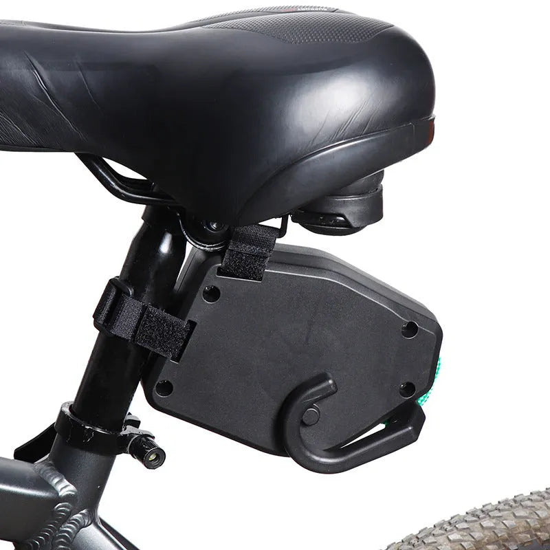 Black plastic bicycle trailer rope for parent-child trailer attachment