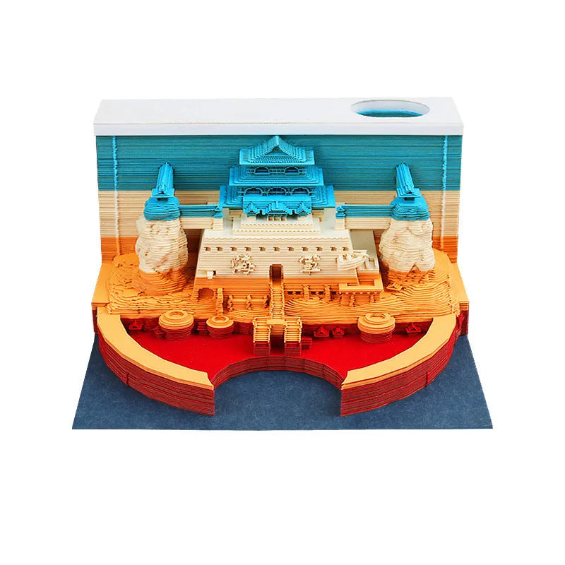 One Piece architectural building design sticky notes notepad 80x45mm