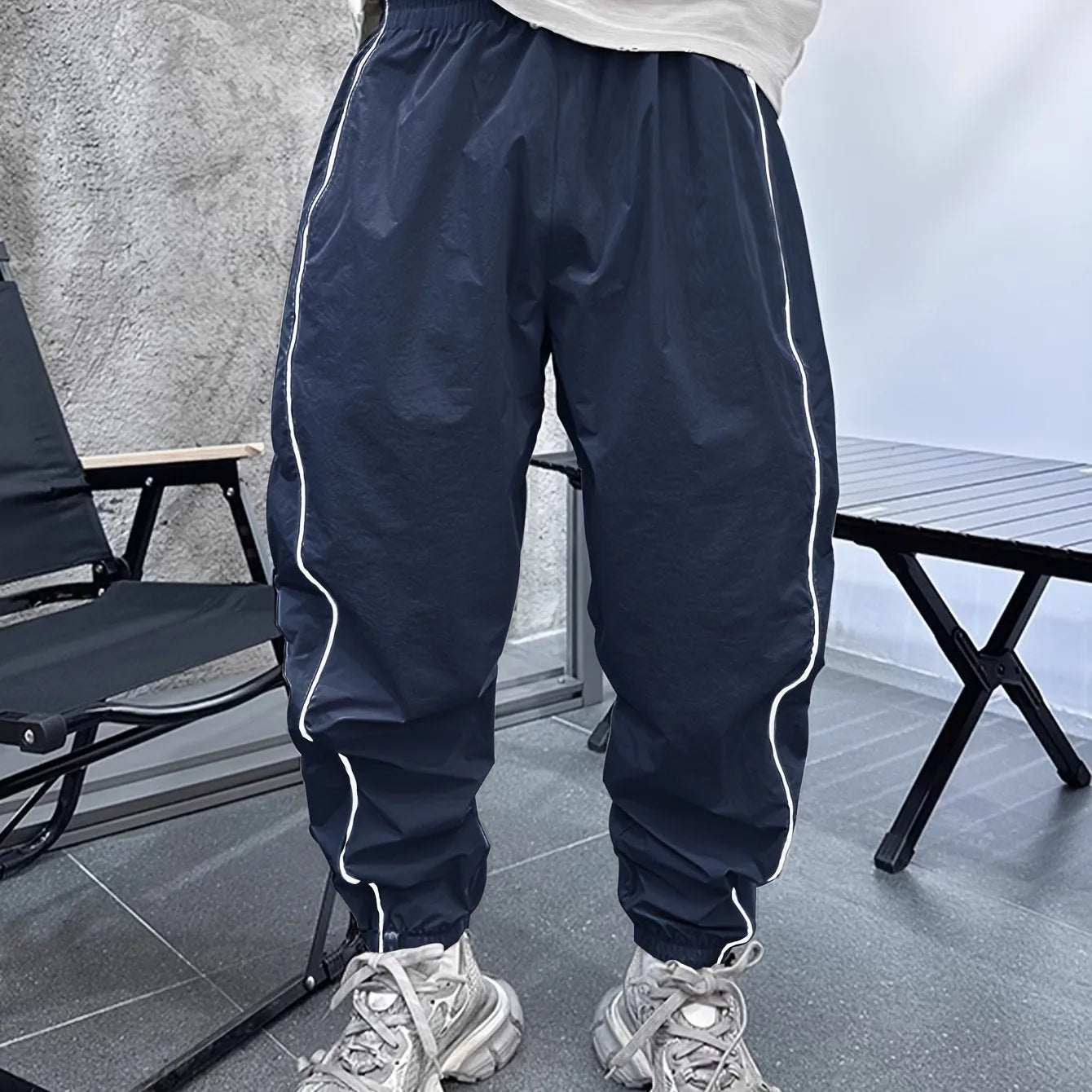 Men's loose fit bamboo fibre cropped sports trousers in multiple colour options