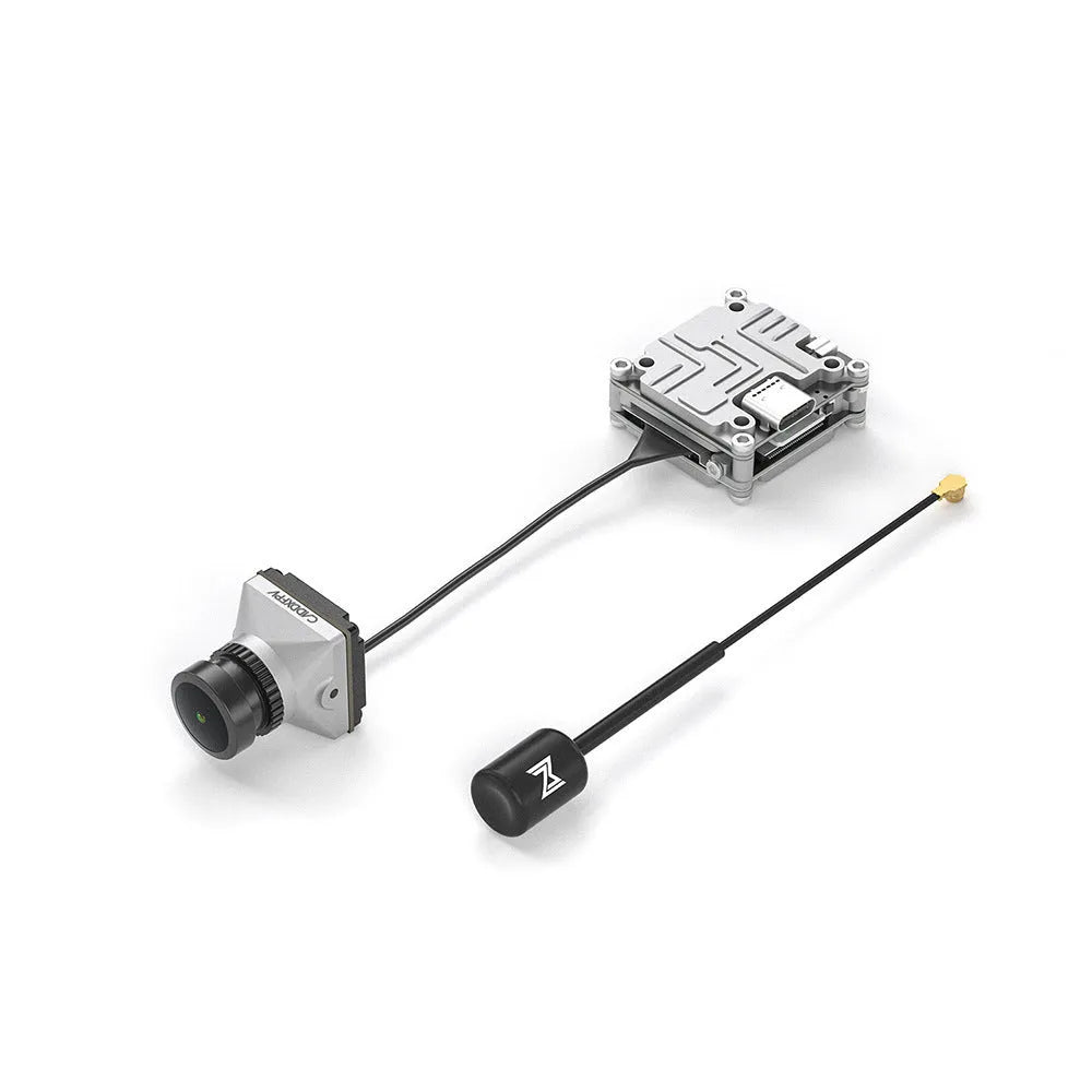 Caddx ADAPTS DJI FPV digital image transmission machine with silver housing