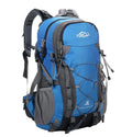 Green polyester leisure sports backpack with 20-35L capacity for outdoor activities