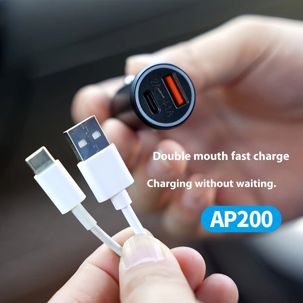 Black car charger GPS locator device with ABS housing for vehicle tracking