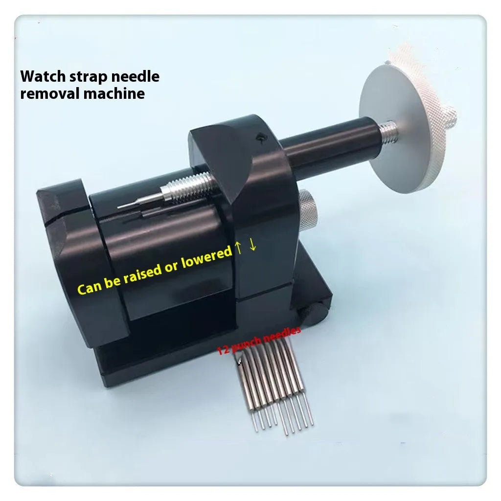 Alloy steel watch strap removal machine tool for watch repair.