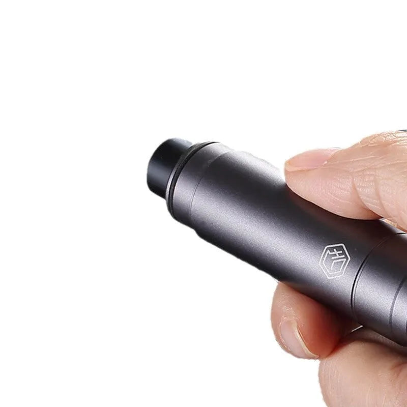 Gun grey car safety hammer with aluminium alloy construction and bearing steel impact head for emergency window breaking