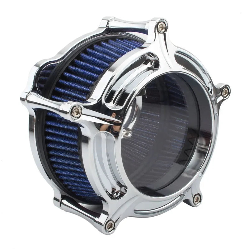 MP09-JJL aluminium car air filter kit in blue and black colour option