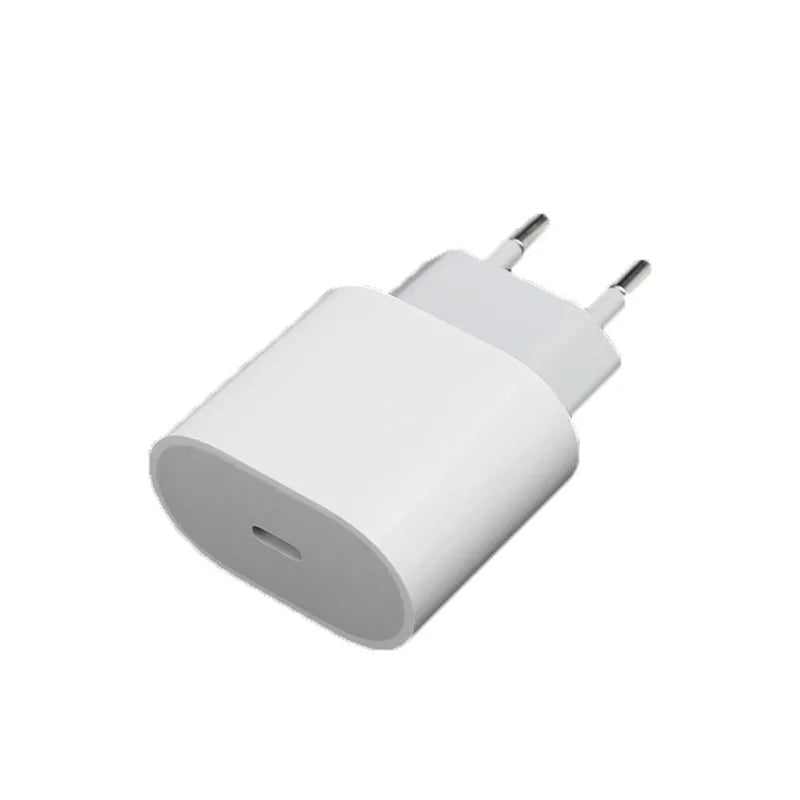 PD20W mobile phone charger with USB port in American and European plug versions