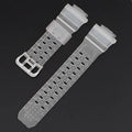 Camouflage TPU watch strap with silver buckle for single hair watch systems