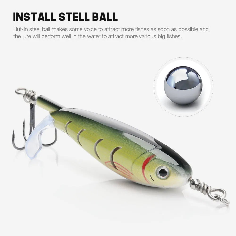 7.5cm plastic fishing lure artificial bait for freshwater predator fish