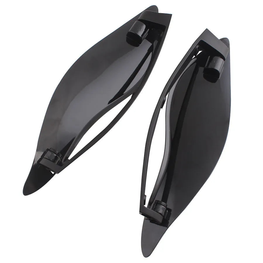 Harley Davidson trike windshield side wing replacement set in ABS plastic