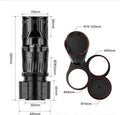 Black adjustable car cup holder with retractable base extended, showing carbon fibre pattern.