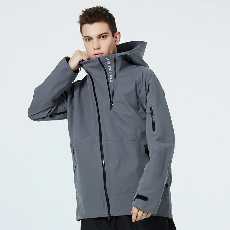 Men's and women's thin ski suit in yellow, black, grey and liner colours for snow sports