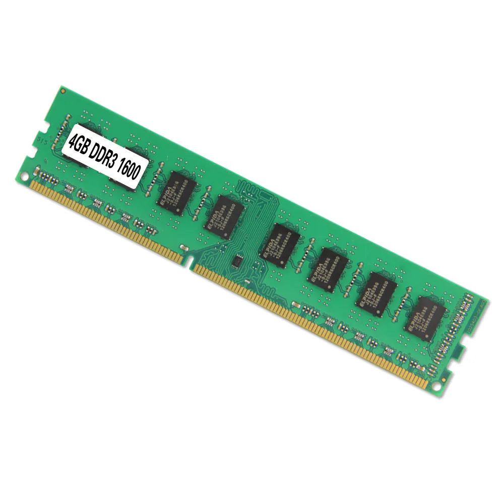 Desktop DDR3 4GB 1600MHz memory module with AMD compatibility
