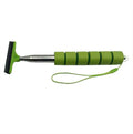 Retractable stainless steel car wiper extended to 100cm with rubber blade, shown in multiple colour options.