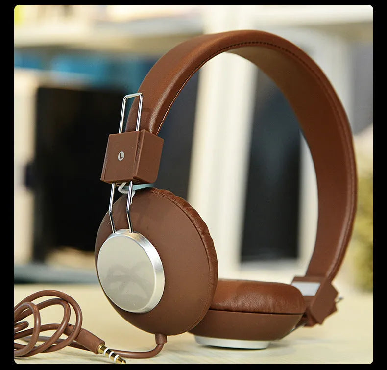 Wired sports earphones with head-mounted design and 3.5mm plug in multiple colour options