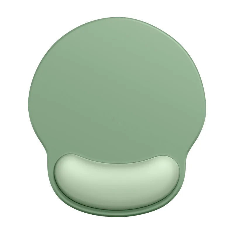 Gradient girl silicone mouse mat with wristband on desk 220x250mm