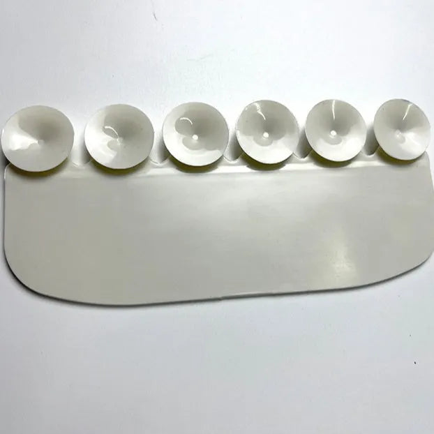 White PVC toilet training board for children's splash prevention during toilet learning
