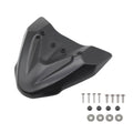 Black ABS fixed wind front wing accessory for KTM Adventure motorcycles